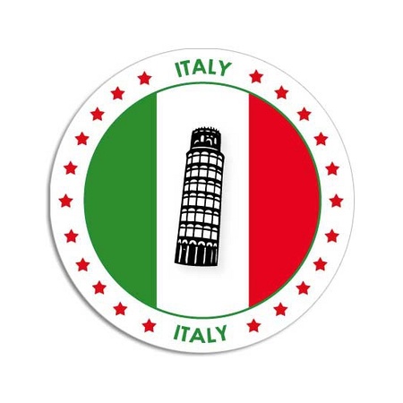 Bierviltjes van vlag Italie