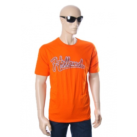 WK oranje baseball shirt met Holland opdruk