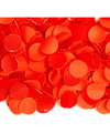 100 gram party confetti kleur rood