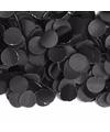 100 gram party confetti kleur zwart