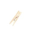 24x Mini houten wasknijpers 4.5 cm