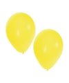 25x stuks gele party ballonnen van 27 cm