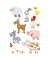 27x Boerderij dieren stickers