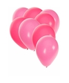 30x stuks party ballonnen 27 cm roze-lichtroze versiering