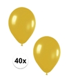 40x Gouden metallic ballonnen 30 cm