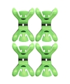 4x Slingers-decoratie ophangen slingerklemmen groen