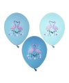6x stuks Flamingo print ballonnen 29 cm
