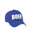 Blauwe Boef verkleed pet-cap voor volwassenen