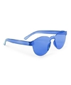 Blauwe verkleed zonnebril voor volwassenen