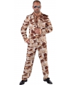 Camouflage kostuum 3-delig voor heren