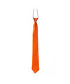 Carnaval verkleed accessoires stropdas zijdeglans oranje polyester heren-dames