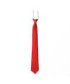 Carnaval verkleed accessoires stropdas zijdeglans rood polyester heren-dames