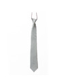 Carnaval verkleed accessoires stropdas zijdeglans zilver polyester heren-dames