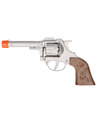 Cowboy-politie speelgoed revolver-pistool metaal 8 schots plaffertjes