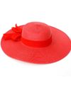 Dames hoeden in de kleur rood