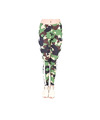 Dames party legging camouflage print