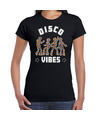 Disco verkleed t-shirt dames jaren 80 feest outfit disco vibes