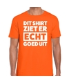 Dit shirt ziet er ECHT goed uit t-shirt oranje heren