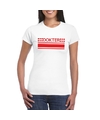 Dokter logo t-shirt wit voor dames