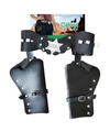 Dubbele sheriff-cowboy holsters verkleed accessoire