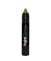 Face paint stick neon groen UV-blacklight 3,5 gram schmink-make-up stift-potlood