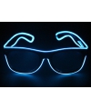 Feest bril met blauwe LED verlichting