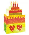 Gekleurde candle bags taart
