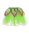 Groen-roze petticoat-tutu rokje voor meiden