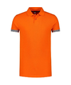 Grote maten oranje polo shirt racing-Formule 1 voor heren