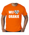 Grote maten oranje t-shirt wij houden van oranje Holland-Nederland supporter EK- WK voor heren