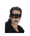 Halloween oogmasker-gezichtsmasker vleermuis zwart kant voor dames