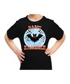 Happy Halloween vleermuis verkleed t-shirt zwart voor kinderen