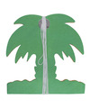 Hawaii palmbomen thema feestslinger gekleurd 400 cm papier