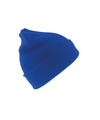 Heren-Dames Beanie Wintermuts 100% acryl wol blauw