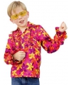Hippie blouse met rouches voor kinderen