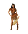 Holbewoonster-cavewoman Ayla verkleed kostuum-jurk dames