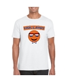 Holland coole smiley t-shirt wit heren