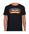 Holland kampioen t-shirt zwart voor heren