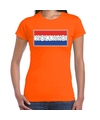 Holland landen t-shirt oranje dames