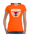 Holland landen-voetbal t-shirt oranje dames EK-WK voetbal
