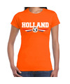 Holland landen-voetbal t-shirt oranje dames