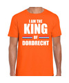 I am the King of Dordrecht Koningsdag t-shirt oranje voor heren