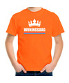 Koningsdag t-shirt Woningsdag oranje voor kinderen