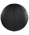Luxe bol lampion zwart 50 cm diameter