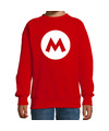 Mario loodgieter sweater rood voor kids