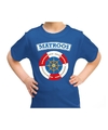 Matroos verkleed t-shirt blauw voor kinderen