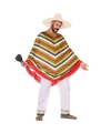 Mexicaans verkleed kostuum-poncho voor heren