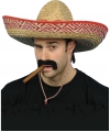 Mexicaanse sombrero hoed verkleedaccessoire voor volwassenen