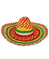 Mexicaanse Sombrero hoed voor heren carnaval-verkleed accessoires multi kleuren