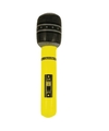Neon gele opblaasbare microfoon 40 cm